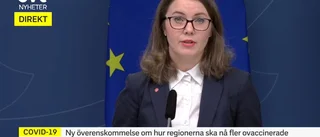 Se pressträffen om vaccineringen i Sverige