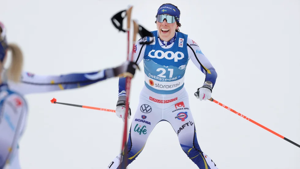 Charlotte Kalla hoppas på framgångar i OS. Arkivbild.