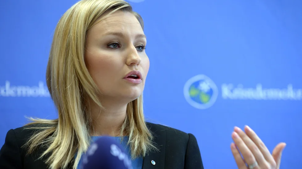 Hittills har Ebba Busch Thor inte lyckats vända sitt partis opinionskris. Foto: Fredrik Sandberg/TT