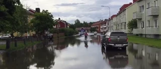 Kraftigt regn på väg mot Skellefteå – orsakade översvämningar i Umeå
