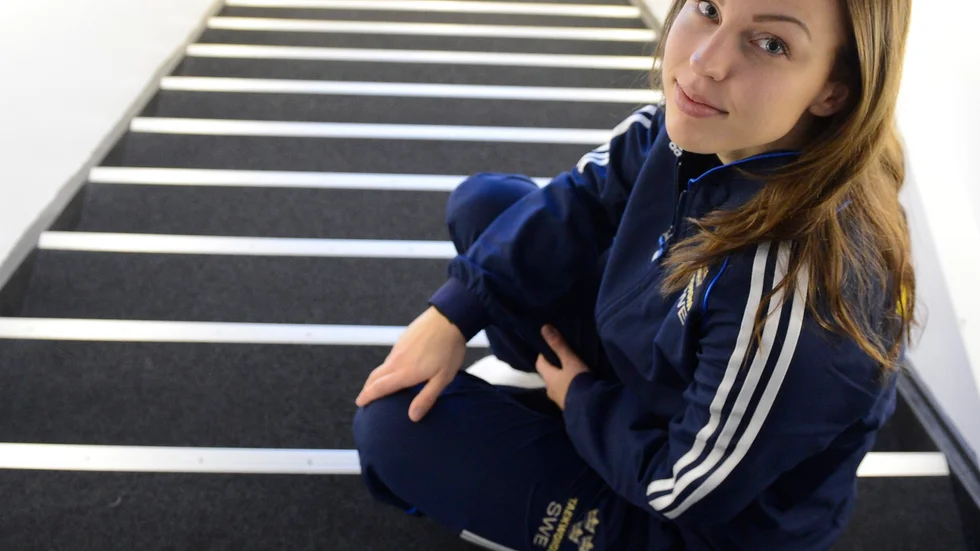 Förlust. Elin Johansson förlorade första matchen i EM mot blivande mästarinnan.