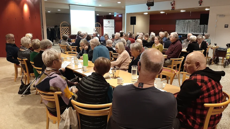Hjärtlungföreningen i Arvidsjaur höll välbesökt medlemsmöte på Medan i Arvidsjaur.