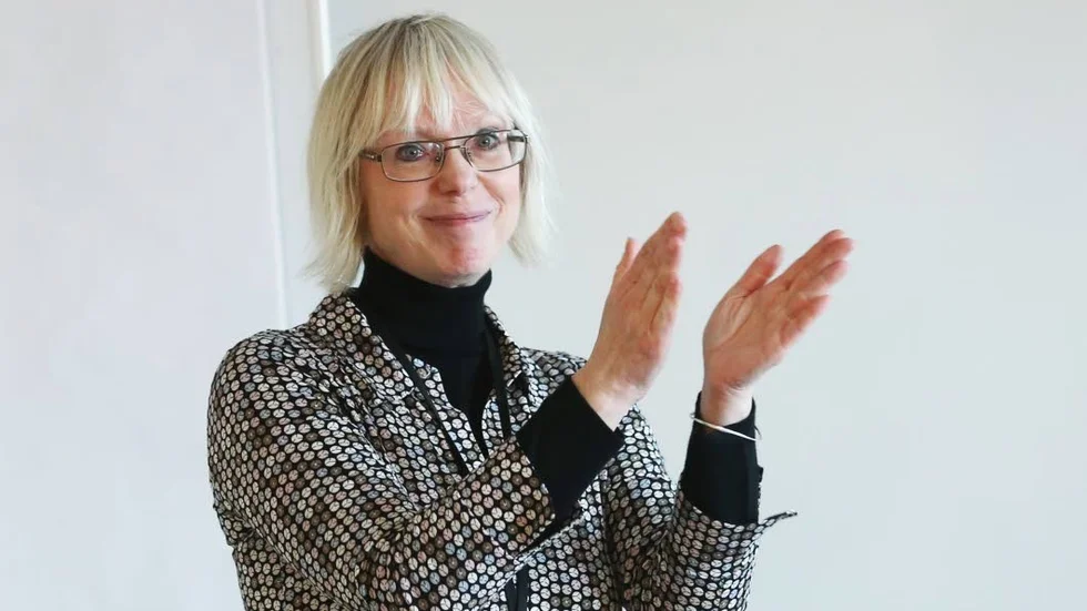 Tina Ersson. Arbetsförmedlingens chef i Visby.