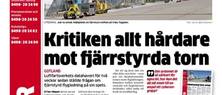 Flygledare: Olämpligt att styra från fastlandet