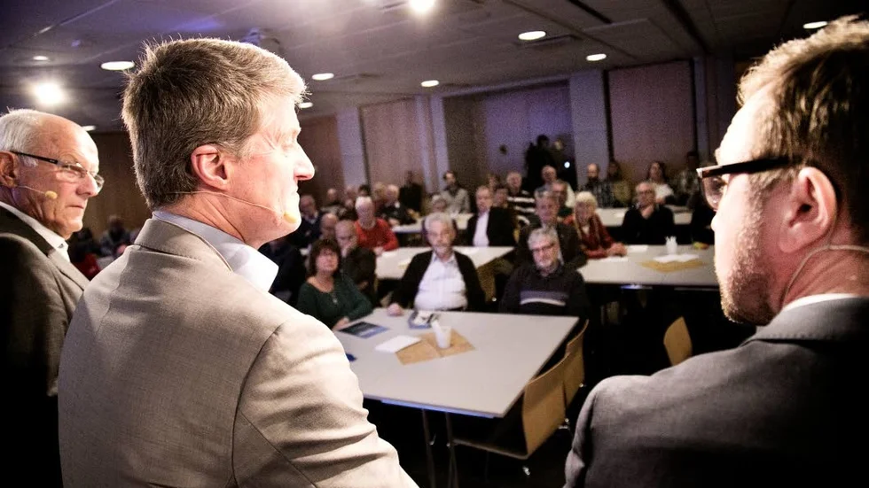 Många kom för att besöka Öppet forum i Hemse.