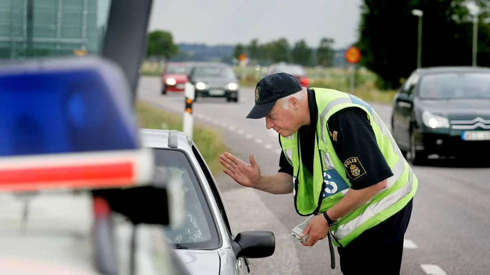 Insats. Polisen utför utökade blåskontroller när den årliga insatsveckan mot trafikonykterhet är i full gång.