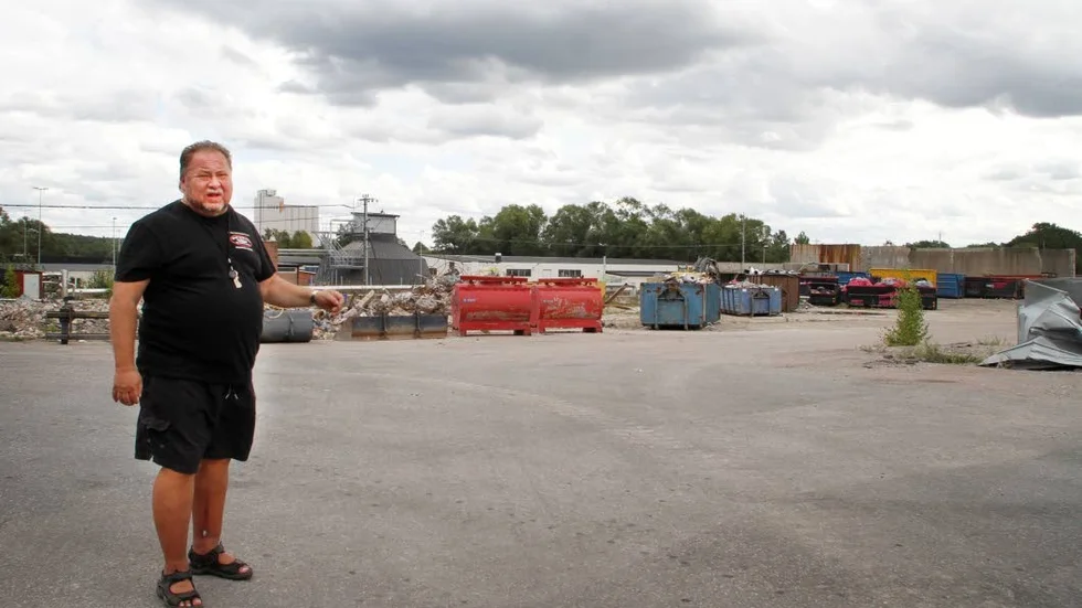 Strengnäs Tidnings artikel från 2021, bildsatt med detta fotografi från 2019, används som bevisning i åtalet mot bland annat Leif-Ivan Karlsson.