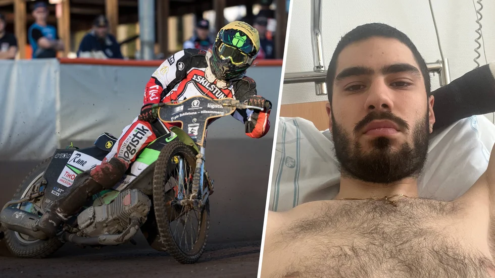 Skadorna efter kraschen i söndags gör att Smedernas Johannes Stark blir borta upp till 8–10 veckor.