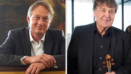 Carl Pontén (till vänster) och Bernt Lysell bjuder in till konsert i Katrineholm på söndag.