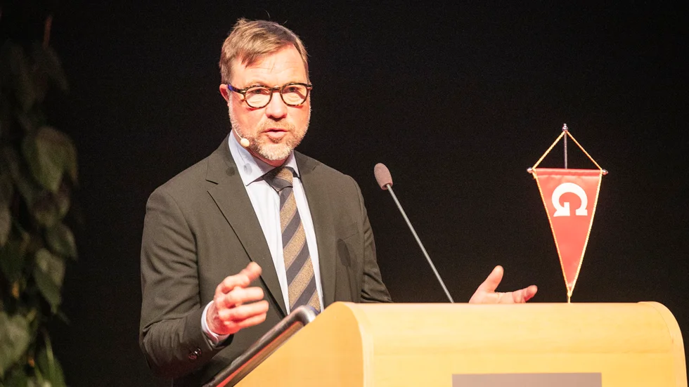 Håkan Johansson är vd på Rederi AB Gotland. Han säger att man tar sig an satsningen på Hansalinjen med uthållighet och tålamod.