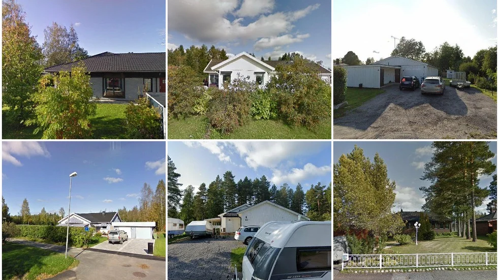 Ekstigen 1, Sorteringsvägen 7, Vithällegatan 16, Timotejstigen 9, Stångholmsgatan 40 och Rådmansvägen 15
