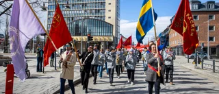 Bilder från Första majfirandet i Luleå