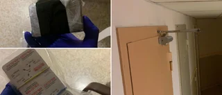 Skelleftepolisens bilder avslöjar – här fanns knarkgömman • ”Vi lyfter på en takplatta i källaren” • 41-åringens svar: "Vi säger så här...”