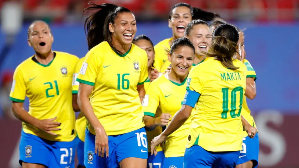 Brasilien kan locka rekordpublik till landskamper i både Danmark och Sverige. Arkivbild.