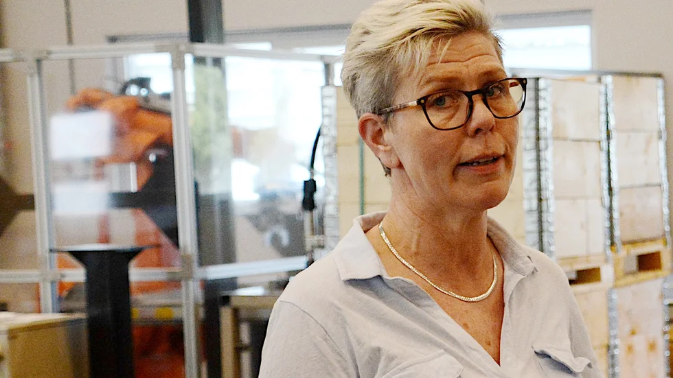 Åsa Wiger är verksamhetsansvarig på Gjuteribolaget i Bredaryd och systerföretaget Mönsterås metall.