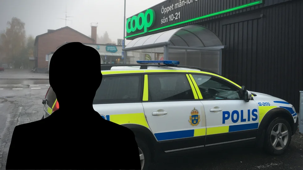 Mannen är nu portad från både Ica och Coop i Norsjö.
