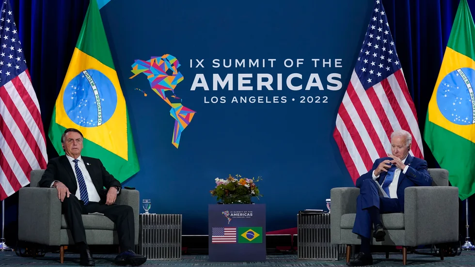 USA:s president Joe Biden och hans brasilianske kollega Jair Bolsonaro möttes för första gången.