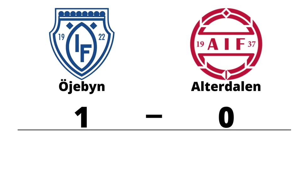 Öjeby IF vann mot Alterdalens IF