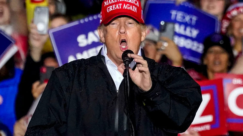 USA:s tidigare president Donald Trump. Arkivbild.