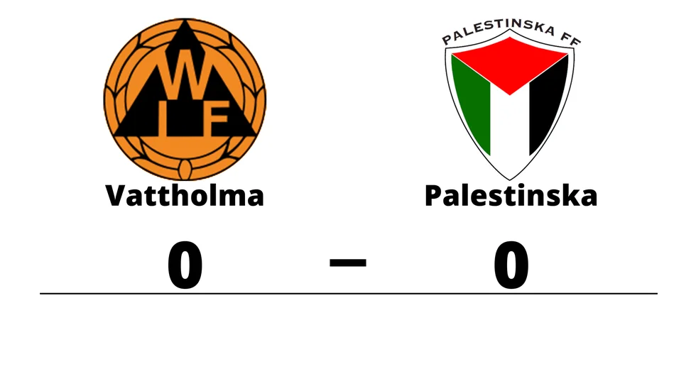 Vattholma IF spelade lika mot Palestinska FF