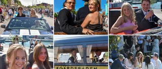 Studenternas kortege till balen – Se ännu fler bilder!