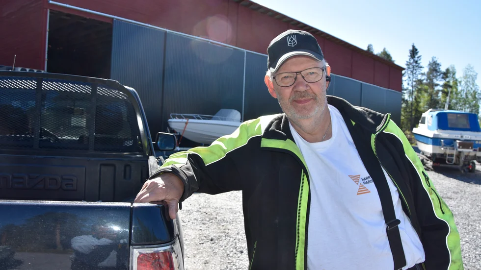 Glad i dag. Erik Finni vägrar ge upp kampen för en småbåthamn i Harrviken utanför Luleå.