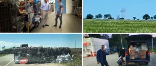 De packade ur Linköpingshjälp i Ukraina när missil slog ner – tvingades snabbt lämna landet