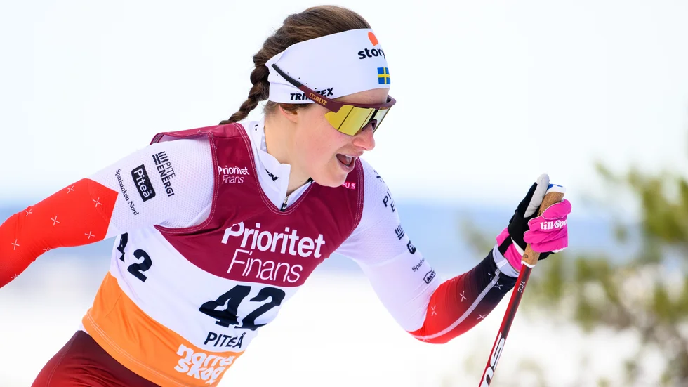 Ebba Andersson, Piteå Elit, tog sin allra första sprintseger som senior i Sollefteå under fredagen. (arkivbild)