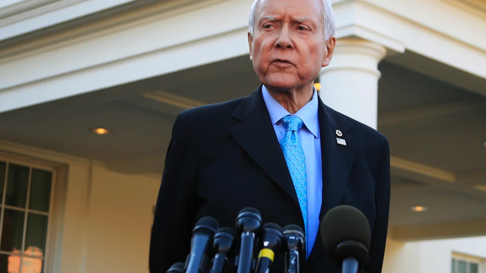 Senatorn Orrin Hatch, här på en bild från 2017. Arkivbild.