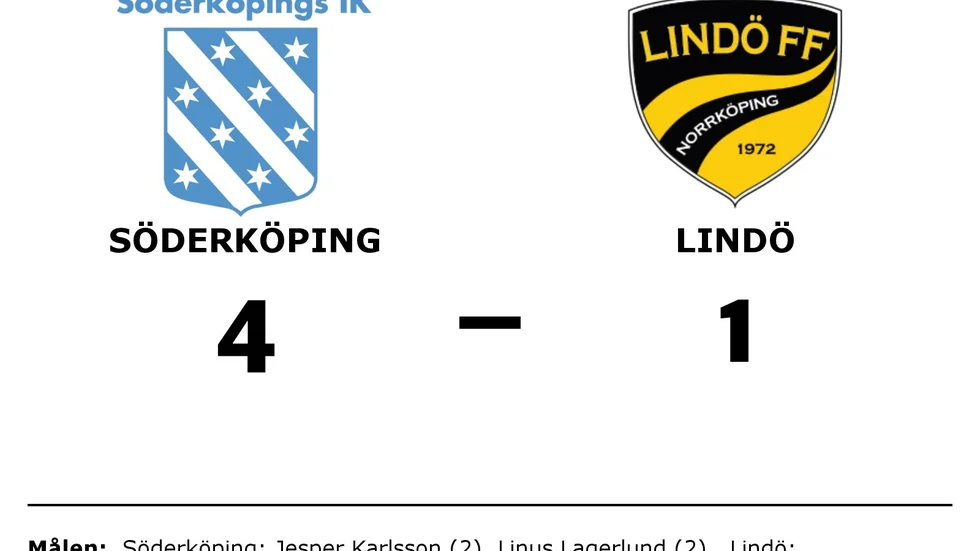 Söderköpings IK vann mot Lindö FF