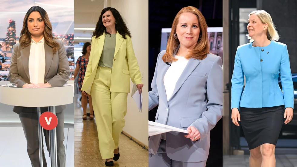 Nooshi Dadgostar (V), Märta Stenevi (V), Annie Lööf (C) och Magdalena Andersson (S). Det är fortsatt svårt att hitta en röd tråd i de fyra partiernas politik.