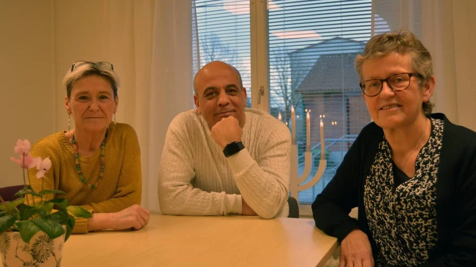 Agnethe Näslund, Mohamed Abouhafs och Ellvy Nilsson från Region Gotlands IpA-projekt.