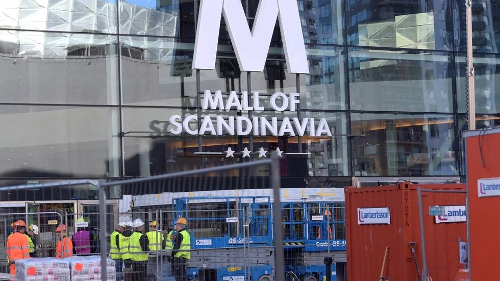 Mall of Scandinavia. Vid bygget förekom fusk och användandet av svart arbetskraft.