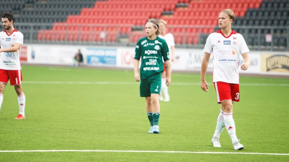 Inledde. Elias Öhman såg till att Boden kunde gå till paus med 1–1.