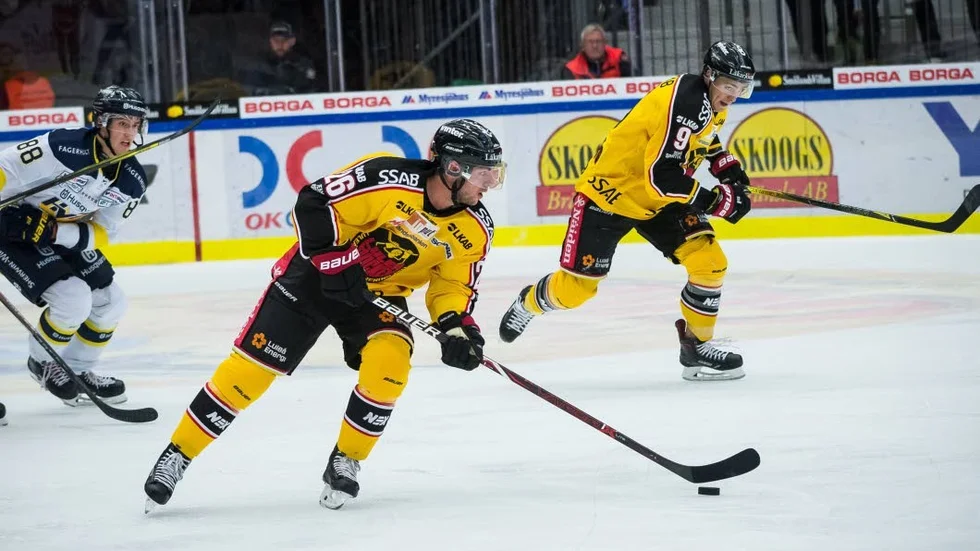 Hyllar. Joey Hishon hyllar Luleå Hockey senaste backförvärv.