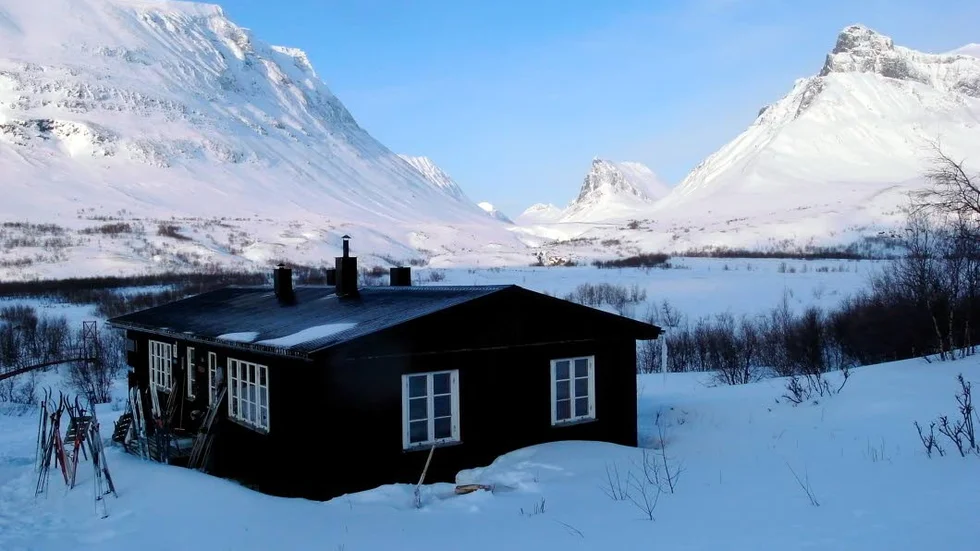 STF:s fjällstuga i Vistas.