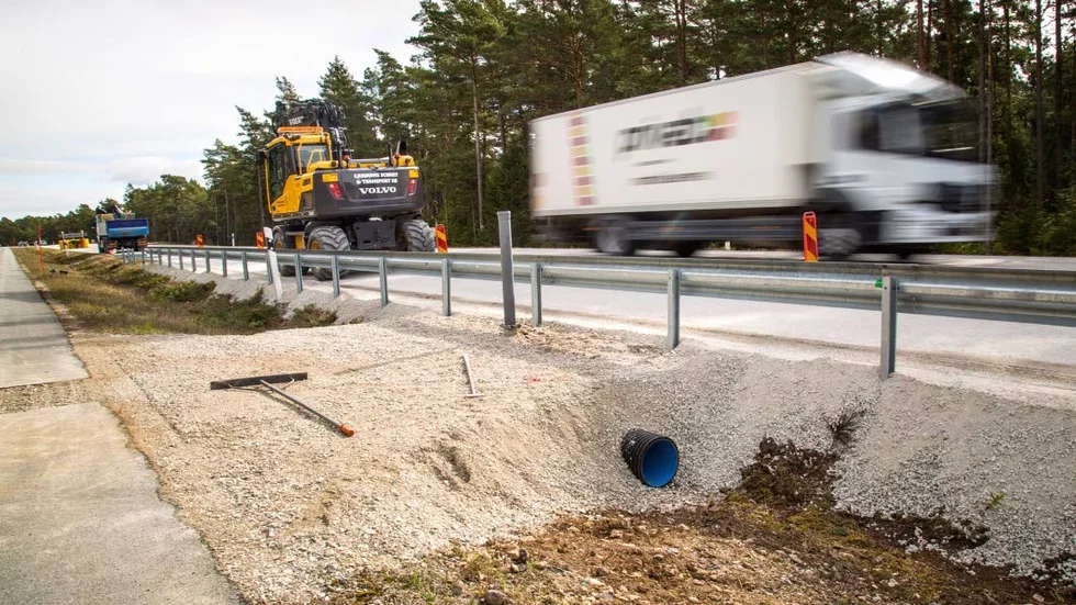 Väg 140 bär mycket trafik.