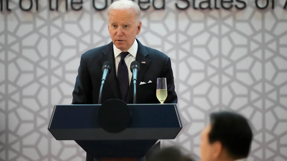 USA:s president Joe Biden får inte resa in i Ryssland.