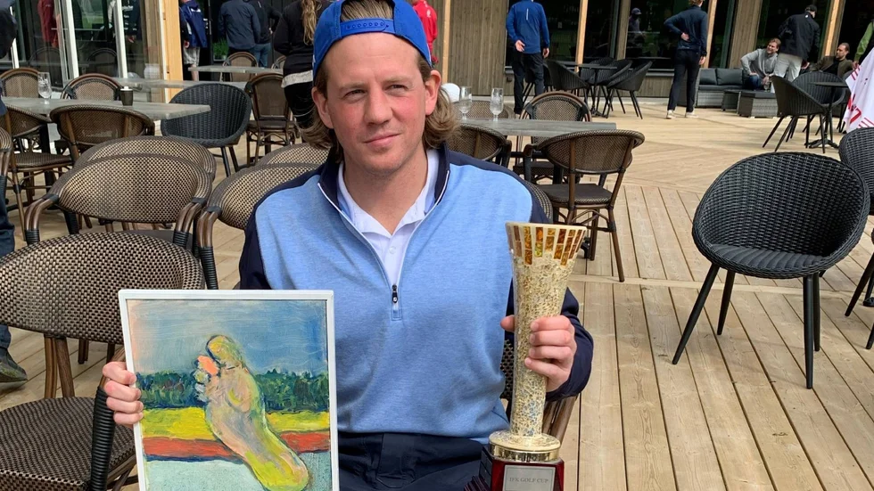 Andreas Wisén, vinnare av IFK-golfen 2022.