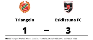Eskilstuna FC vann - och toppar tabellen
