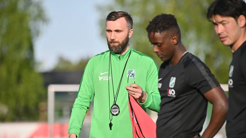 Alexander Sorgic ser fram emot derbyt. 