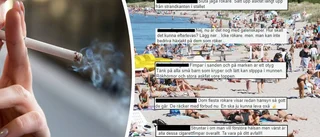 Många reaktioner om rökförbud på stranden
