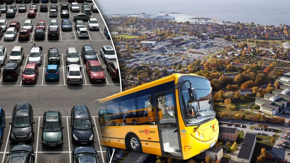 FÖRSLAG. En storparkering utanför Visby med gratis skyttelbussar till centrum är ett av förslagen i den nya parkeringsstrategin.