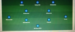 PIF ändrar inget i startelvan 