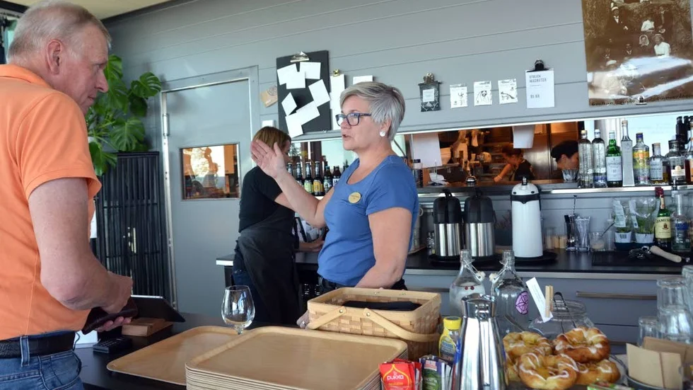 NÄRPRODUCERAT. Pia Huuva har ekologisk och närproducerad mat och dryck i restaurang Utblick.