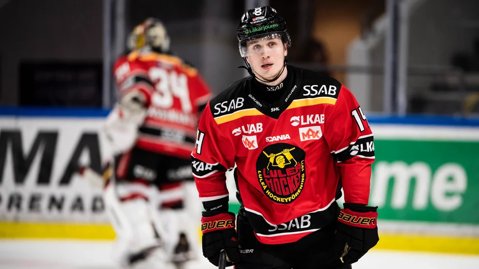 Jonas Berglund, från Älvsbyn, drömmer om att vinna SM-guld med Luleå Hockey. Då behöver man först ta sig förbi Frölunda i semifinalserien. (Arkivbild)