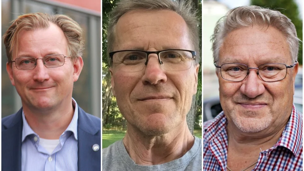Klas Bergström (M), Boo Östberg (C) och Claes Litsner (S) säger att det enda Knivsta kommun kan göra för pendlarna är att genom möten och förhandlingar trycka på uppåt. "Kommunen har inga pengar till kollektivtrafik", svarar de.