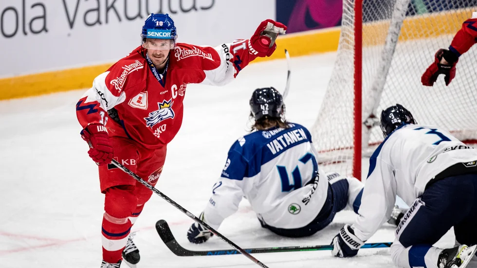 Tjeckiens Roman Cervenka stod för tre assist i premiärsegern mot Storbritannien. Arkivbild.