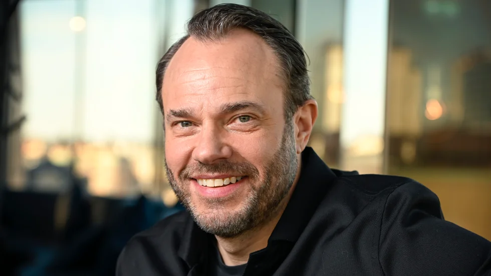 David Hellenius spelar huvudrollen i actionkomedin "Ett sista race". Arkivbild.