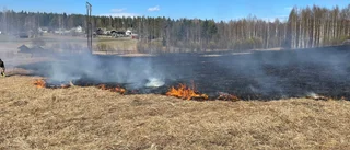 SMHI varnar för brandrisk: ”Risken för gräsbränder är stor eller mycket stor”